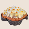 Colomba artigianale Esotica, farcita con cubetti di mango e cocco