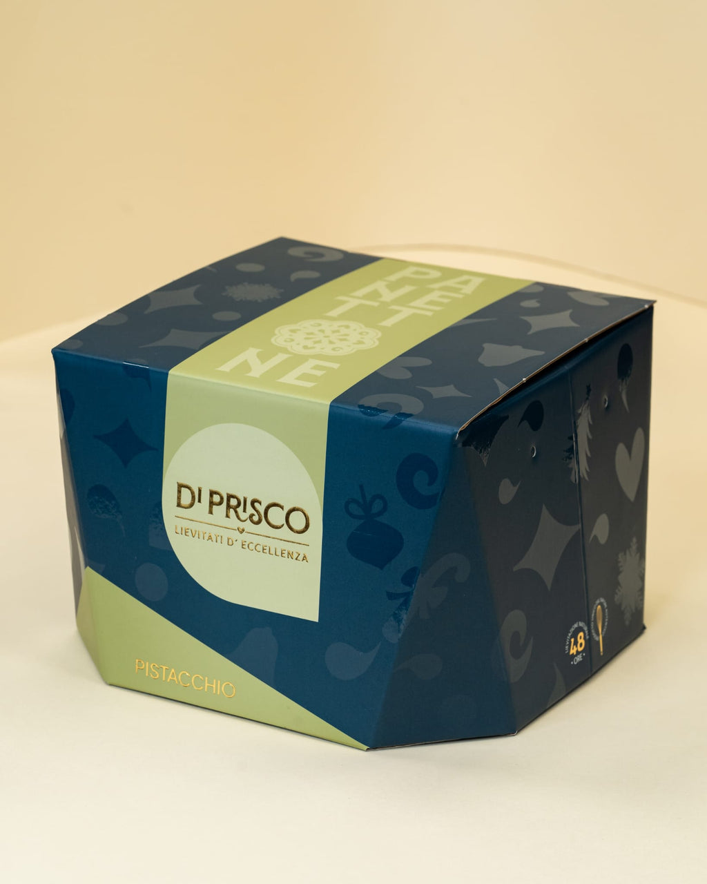 Panettone artigianale  Speciale al Pistacchio di Sicilia, con vasetto di crema spalmabile al pistacchio