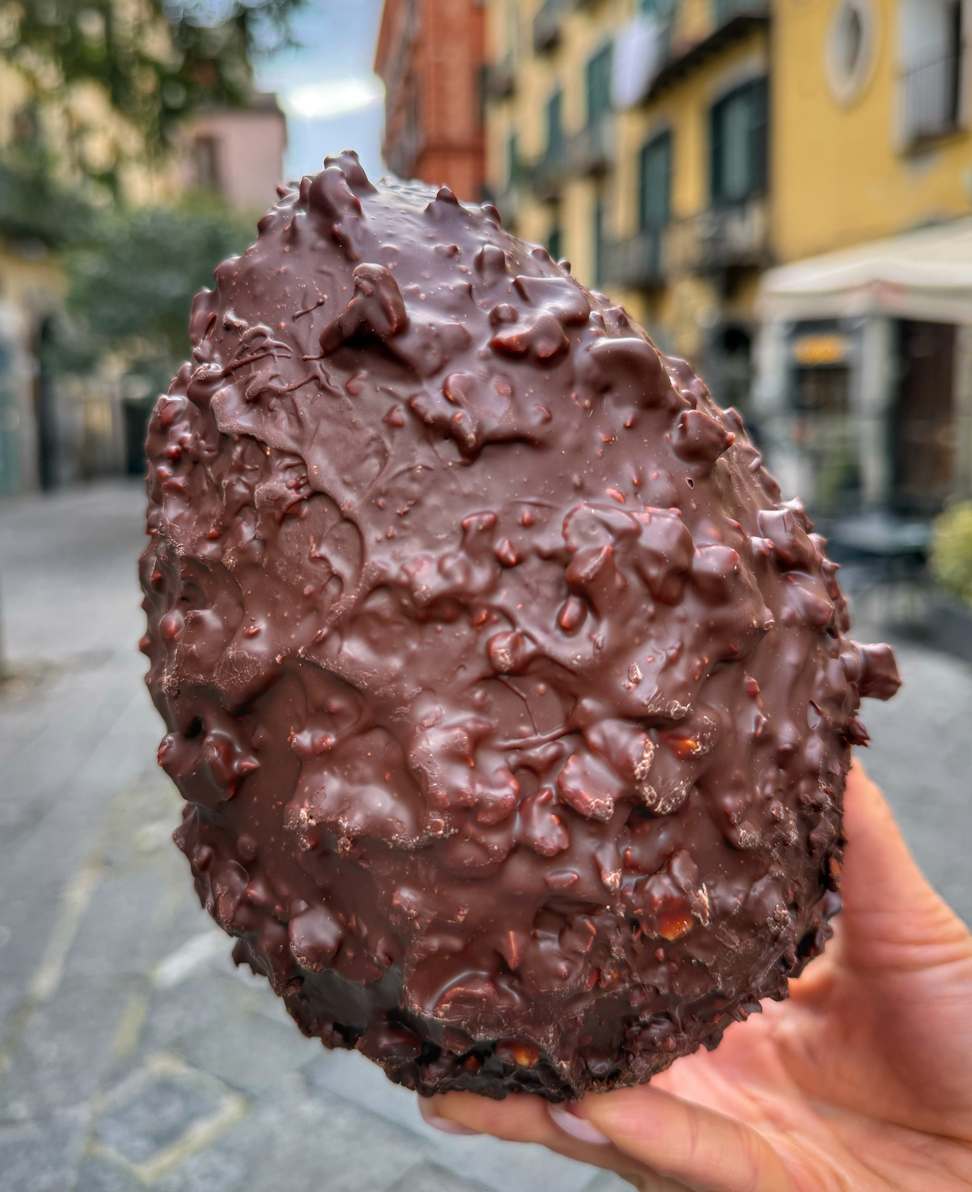 Uovo di Pasqua Nocciolato fondente, con golosa sorpresa
